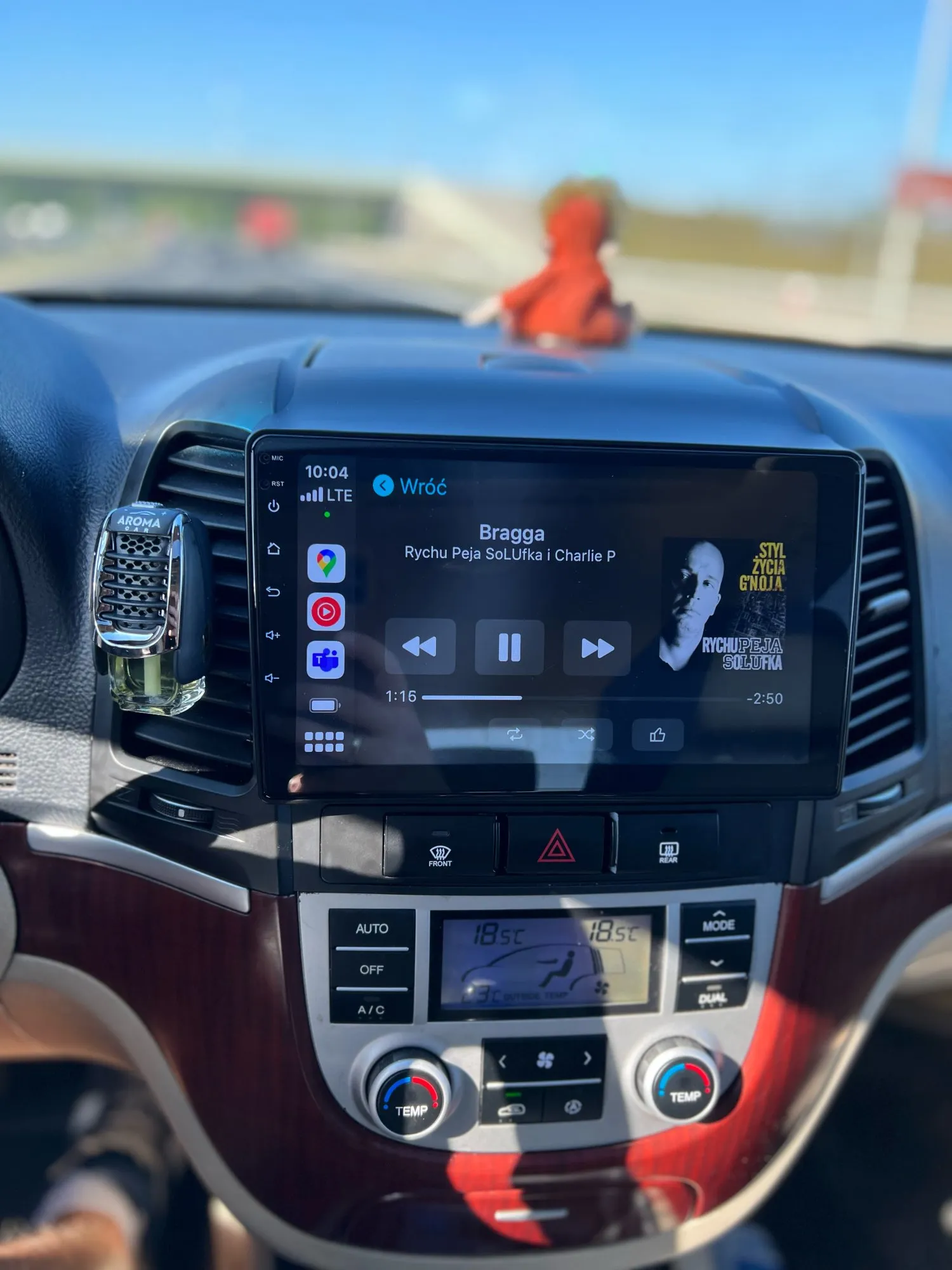 Navigatie Hyundai Santa Fe (2006-2012) cu Android, 8 GB 128 GB ROM,DSP, Cartela SIM 4G, Carplay si Android Auto [7]