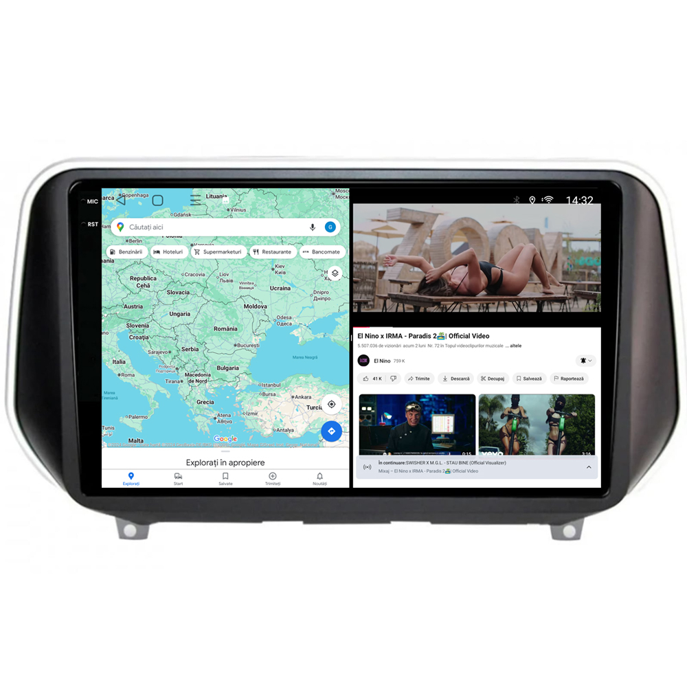 Navigație Android dedicată 2K QLED Octa-Core UIS8581A cu SIM 4G, CarPlay și Android Auto [5]