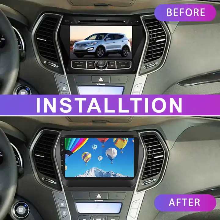 Navigatie Hyundai Santa Fe 3 IX45 (2013-2016) cu Android 12 ecran 9 Inch, 4GB RAM 64 GB ROM,DSP, Carplay si Android Auto [4]