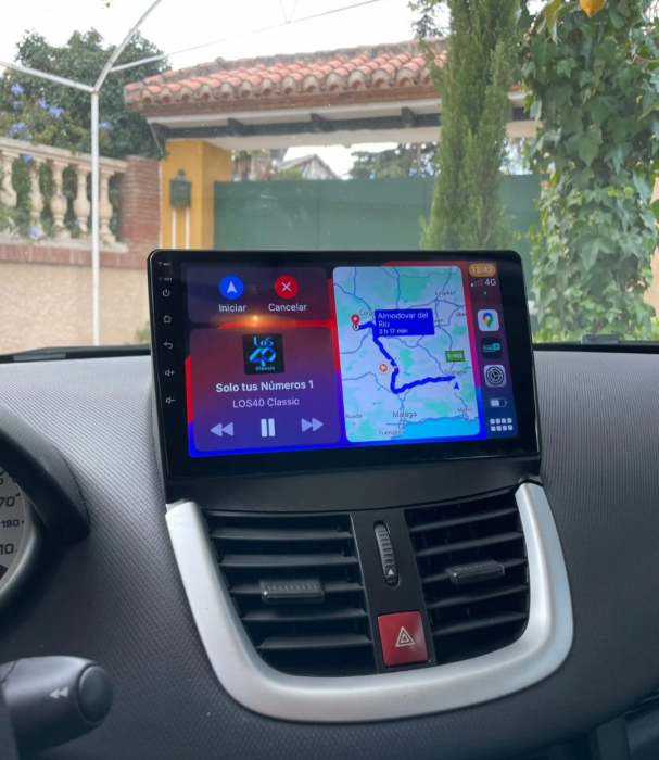Navigatie Peugeot 207 (2009-2013) cu Android 12 ecran 9 Inch, 2GB RAM 32 GB ROM,DSP, Carplay si Android Auto [8]