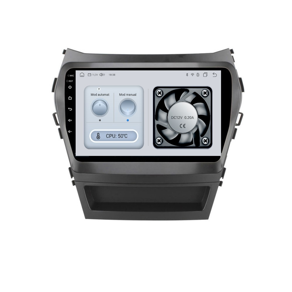 Navigatie Hyundai Santa Fe 3 IX45 (2013-2016) cu Android 14 ecran 9 Inch, 8GB RAM 128 GB ROM,DSP, SIM4 G Carplay si Android Auto [4]