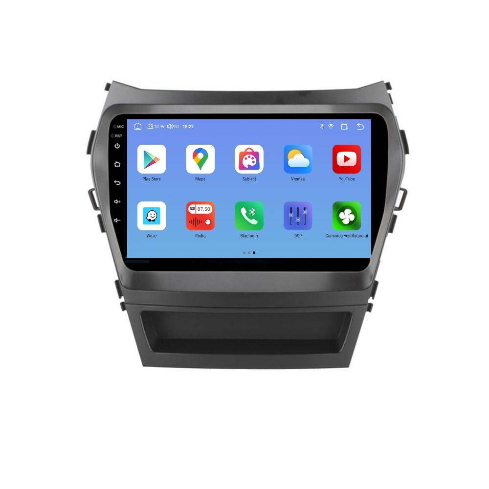 Navigatie Hyundai Santa Fe 3 IX45 (2013-2016) cu Android 14 ecran 9 Inch, 8GB RAM 128 GB ROM,DSP, SIM4 G Carplay si Android Auto [5]