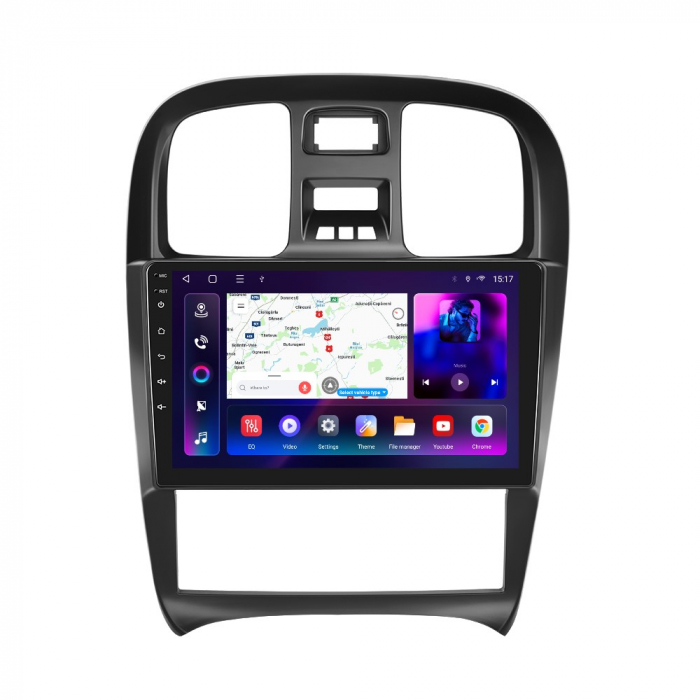 Navigatie Hyundai Sonata (2004-2009), Android 12, 8GB RAM 128GB,SIM 4G, DSP, Carplay si Android auto, ecran 9 inch [1]