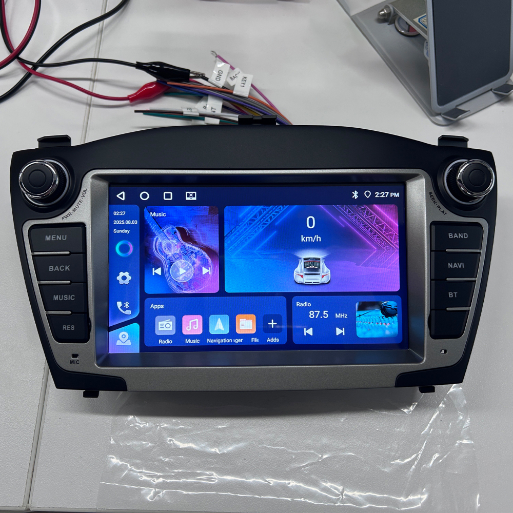 Navigatie Hyundai Tucson/IX35 (2009-2015) 4GB RAM 64GB ROM, Android 14, Carplay si Android auto wifi, OEM Style [5]