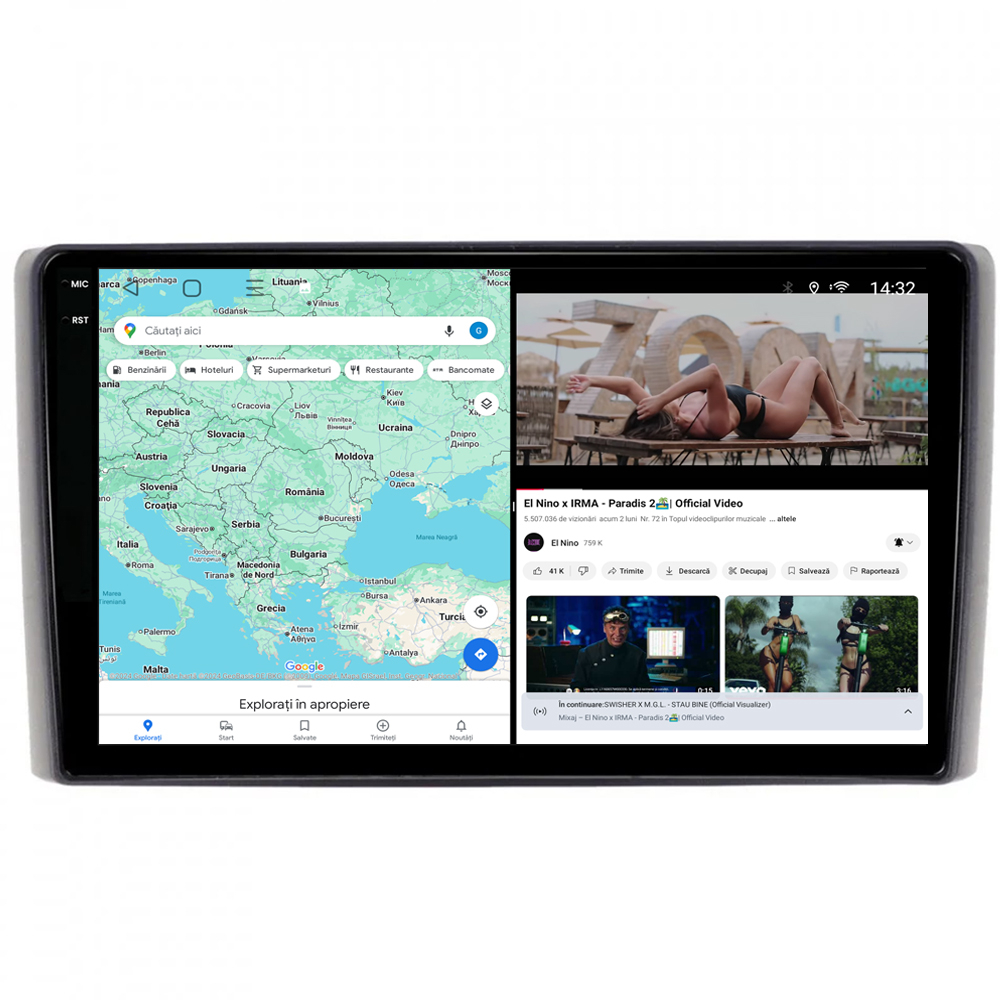 Navigație Android dedicată 2K QLED Octa-Core UIS8581A cu SIM 4G, CarPlay și Android Auto [5]
