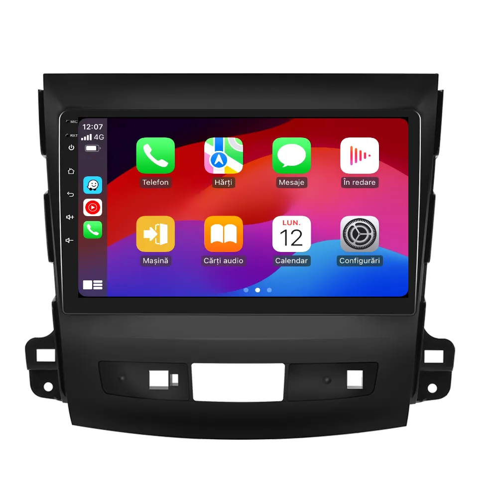 Navigatie Mitstubishi Outlander / Peugeot 4007 / Citroen C-Crosser (2008-2015), Android 12, 2GB RAM 32GB, DSP, Carplay si Android auto, ecran 9 inch [6]