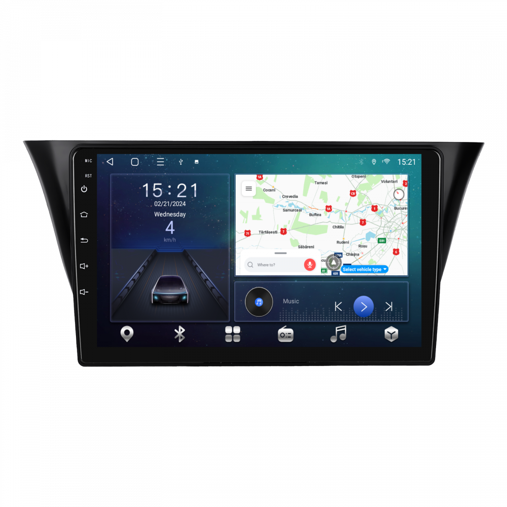 Navigatie IVECO Daily (2014-2021), Android 13, 4GB RAM 64GB, SLOT SIM 4G, DSP, Carplay si Android auto, ecran 9 inch [7]