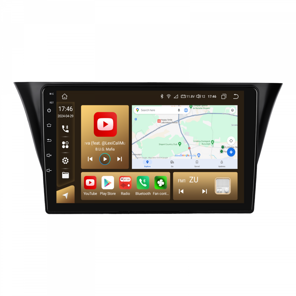 Navigatie IVECO Daily (2014-2021), Android 13, 8GB RAM 128GB, SLOT SIM 4G, DSP, Carplay si Android auto, ecran 9 inch [5]