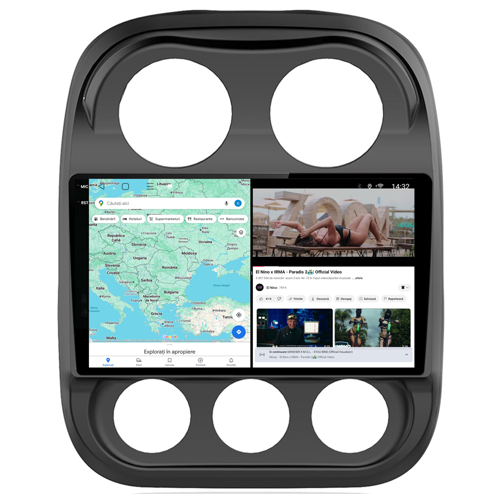 Navigație Android dedicată 2K QLED Octa-Core UIS8581A cu SIM 4G, CarPlay și Android Auto [5]