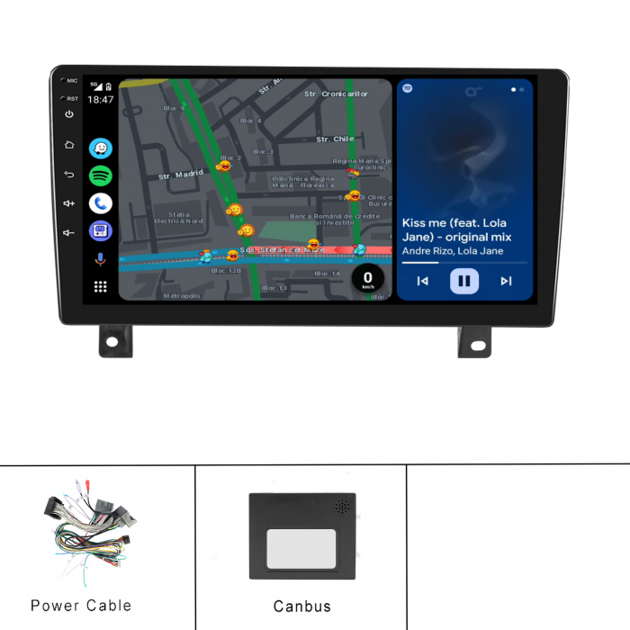 Navigatie Opel Astra H (2004-2014), Android 13, 4GB RAM 64GB, DSP, Carplay si Android auto, ecran 9 inch [9]