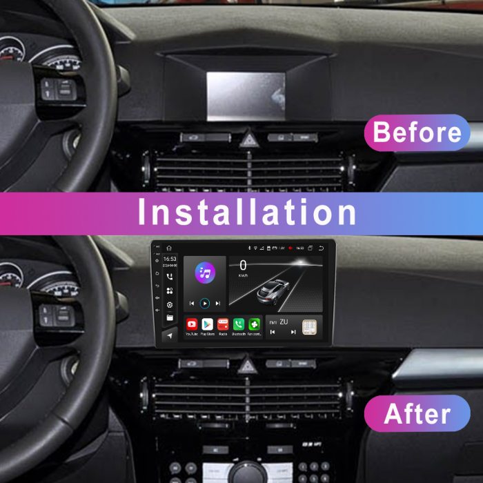 Navigatie Opel Astra H (2004-2014), Android 12, 2GB RAM 32GB, DSP, Carplay si Android auto, ecran 9 inch [2]