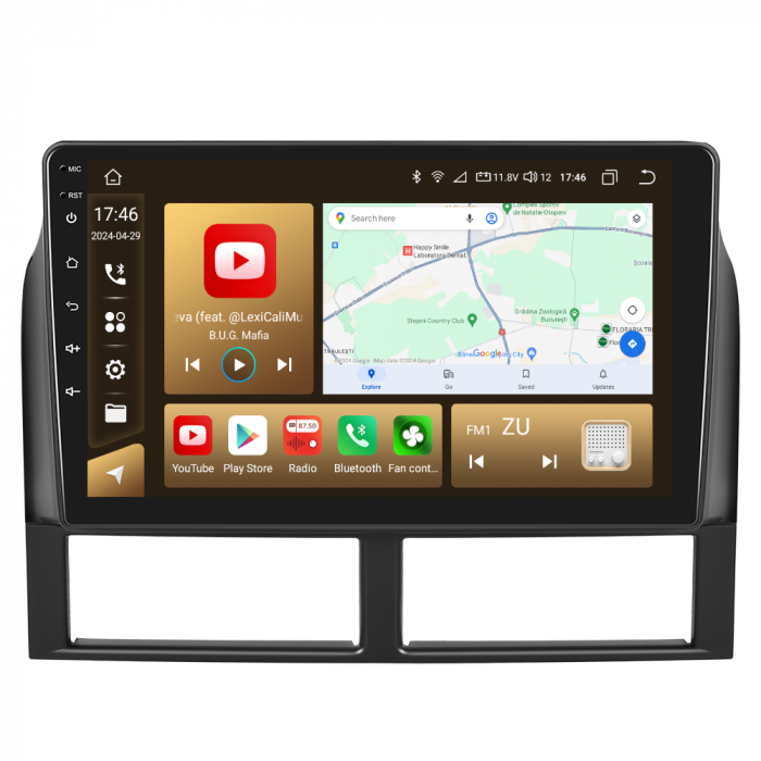Navigatie Jeep Gran Cherokee (1998-2005), Android 12, 8GB RAM 128GB, SLOT SIM 4G, DSP, Carplay si Android auto, ecran 9 inch [5]