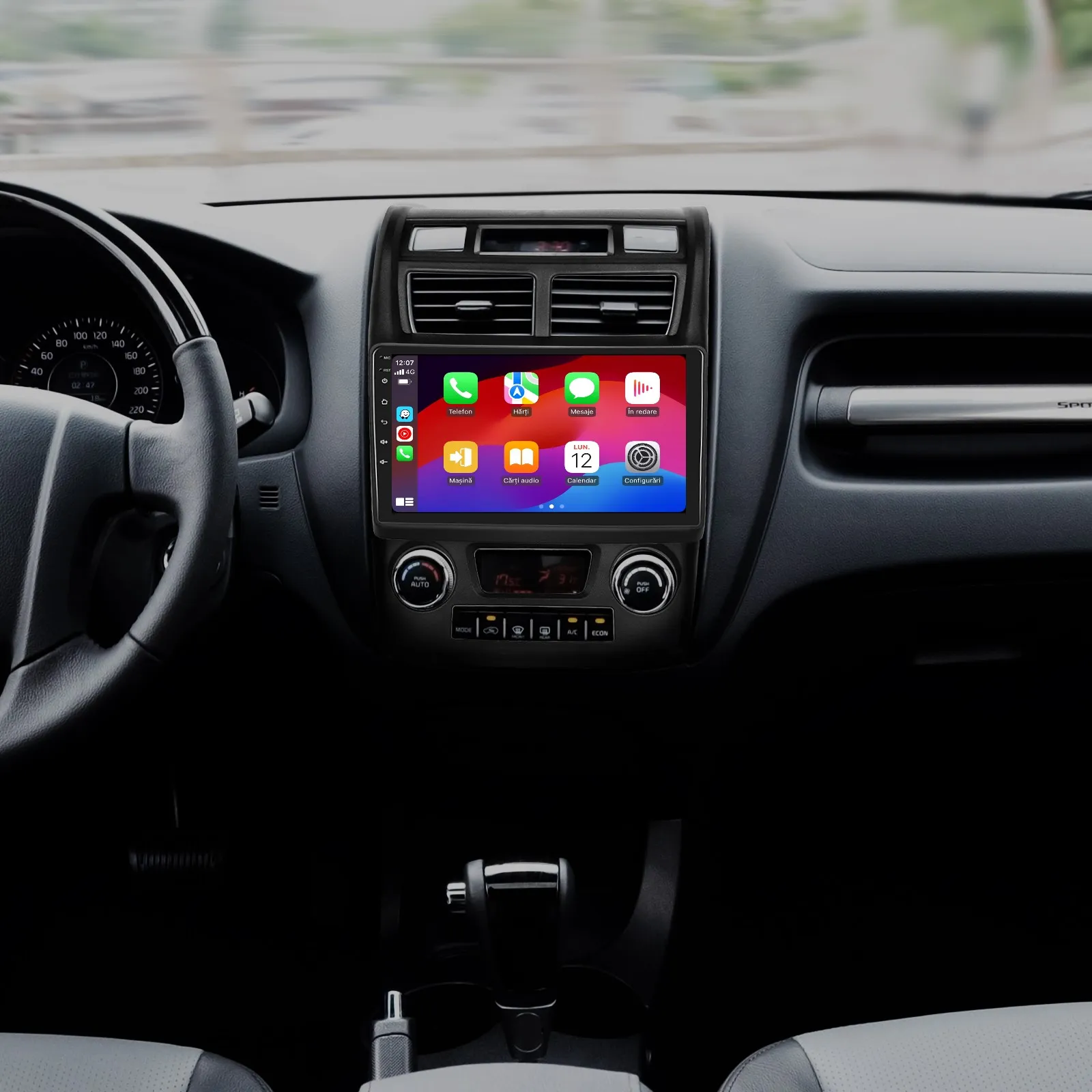 Navigatie Kia Sportage (2007-2013), Android 12, 4GB RAM 64GB, Slot SIM 4G, DSP, Carplay si Android auto, ecran 9 inch [5]