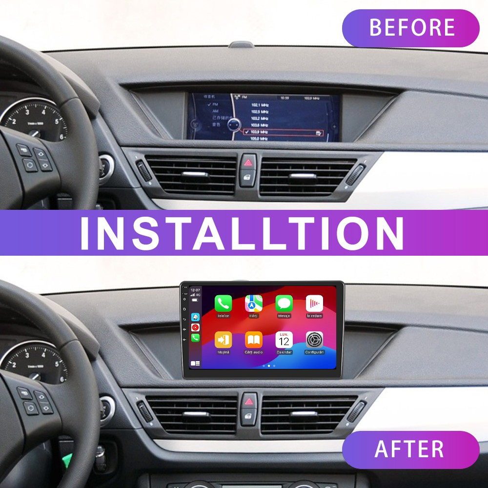 Navigatie BMW X1 (2010-2016) cu Android, 4GB RAM 64GB ROM, DSP, ecran 10,1 Inch, Carplay si Android Auto [2]