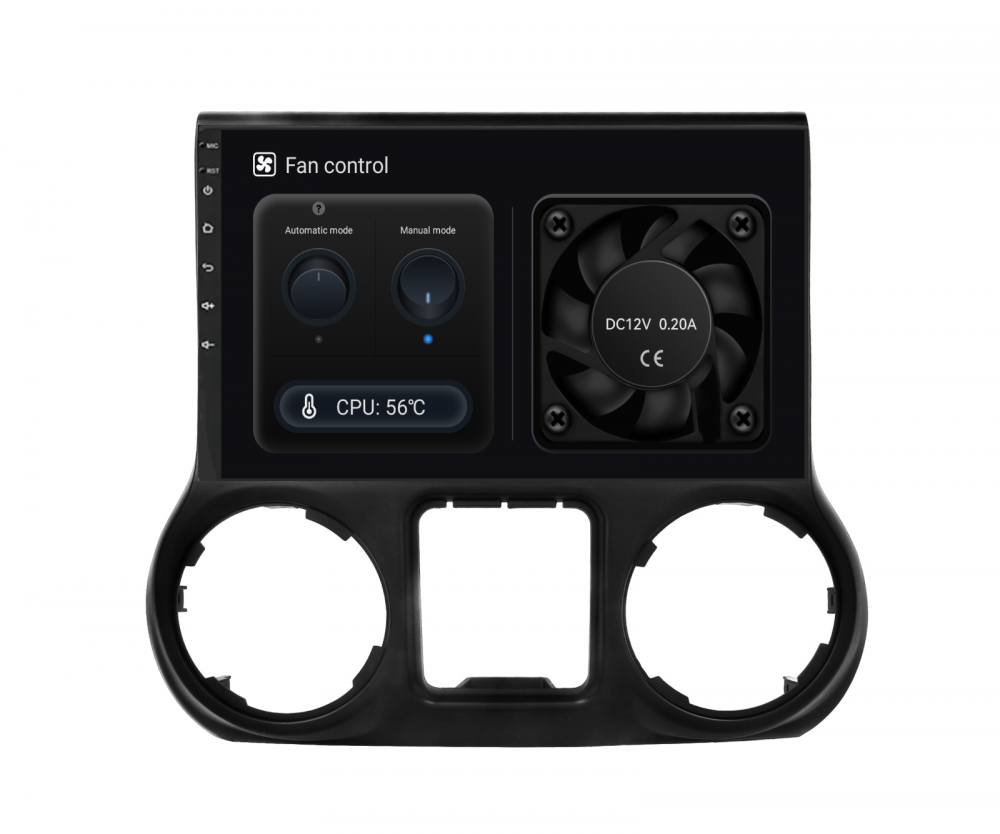 Navigatie Jeep Wrangler (2011-2014) cu Android, 8GB RAM 128GB ROM, cu SLOT SIM 4G, DSP, ecran 10,1 Inch, Carplay si Android Auto [9]