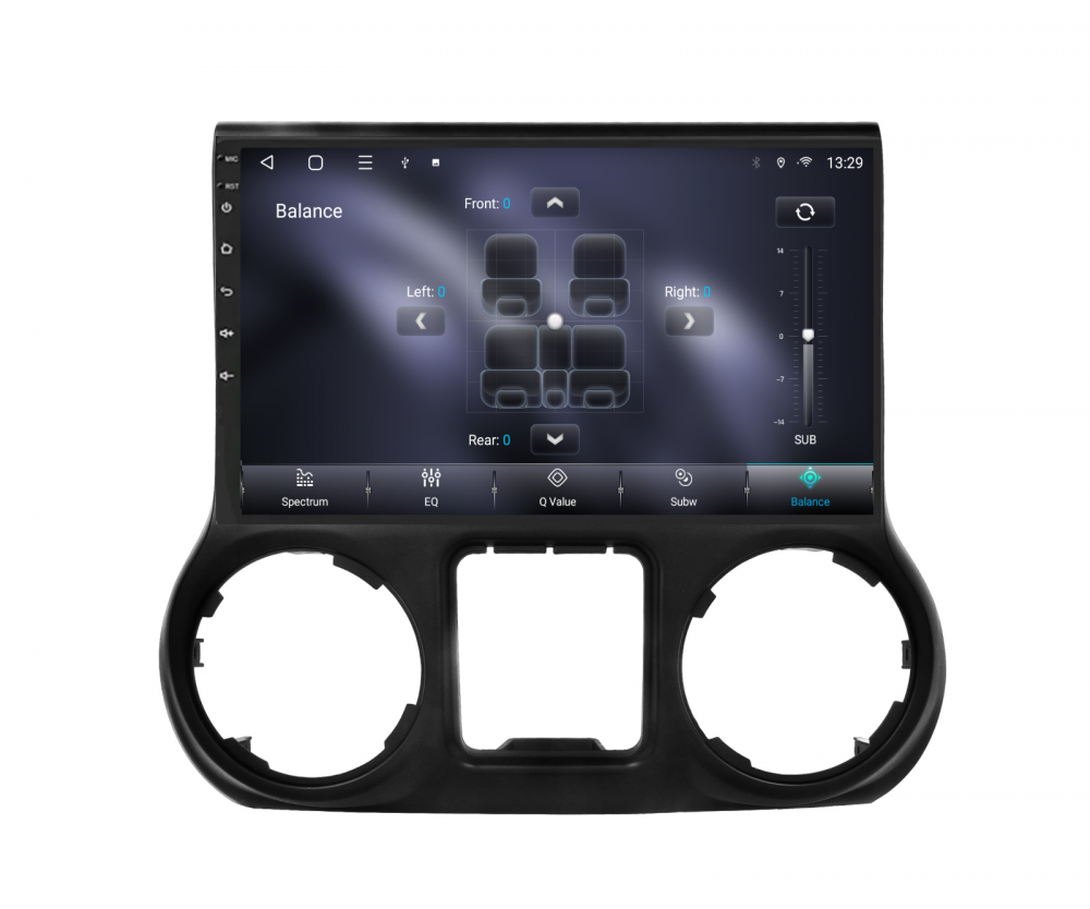 Navigatie Jeep Wrangler (2011-2014) cu Android, 4GB RAM 64GB ROM, cu SLOT SIM 4G, DSP, ecran 10,1 Inch, Carplay si Android Auto [7]
