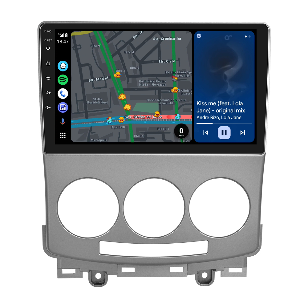 Navigație Mazda5 (2007-2010) cu Android, 2GB RAM 32GB ROM, DSP, ecran 9 Inch, Carplay si Android Auto [5]
