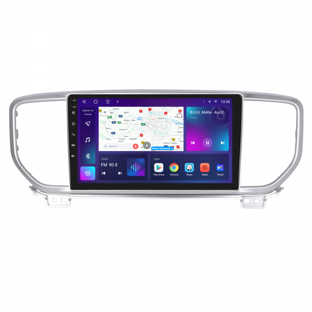 Navigatie Kia Sportage (2016-2020) cu Android, 4GB RAM 64GB ROM, cu SLOT SIM 4G, DSP, ecran 9 Inch, Carplay si Android Auto [1]