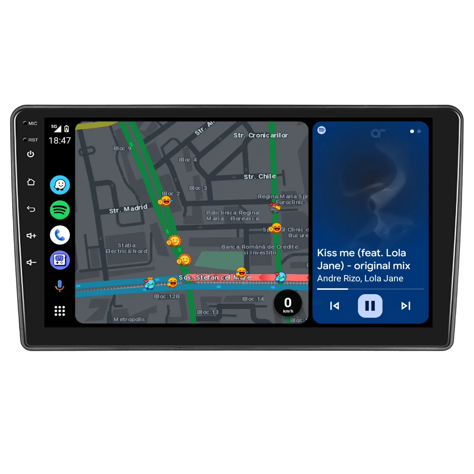 Navigatie Chevrolet Aveo|Captiva|Epica (2006-2011), Android 12, 2GB RAM 32GB, DSP, Carplay si Android auto, ecran 9 inch [8]