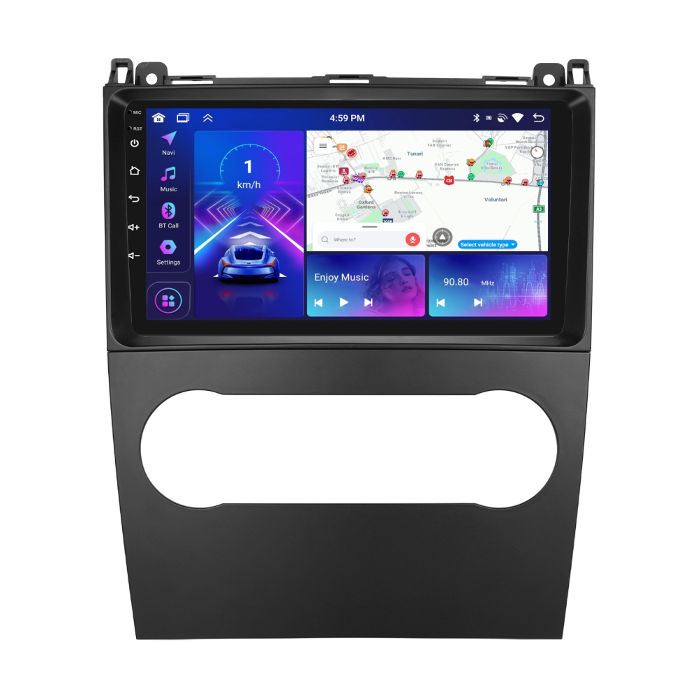 Navigatie Mercedes-Benz B-Class, A-Class (2008-2011) cu Android, 4GB RAM 64GB ROM, DSP, ecran 9 Inch, Carplay si Android Auto [1]
