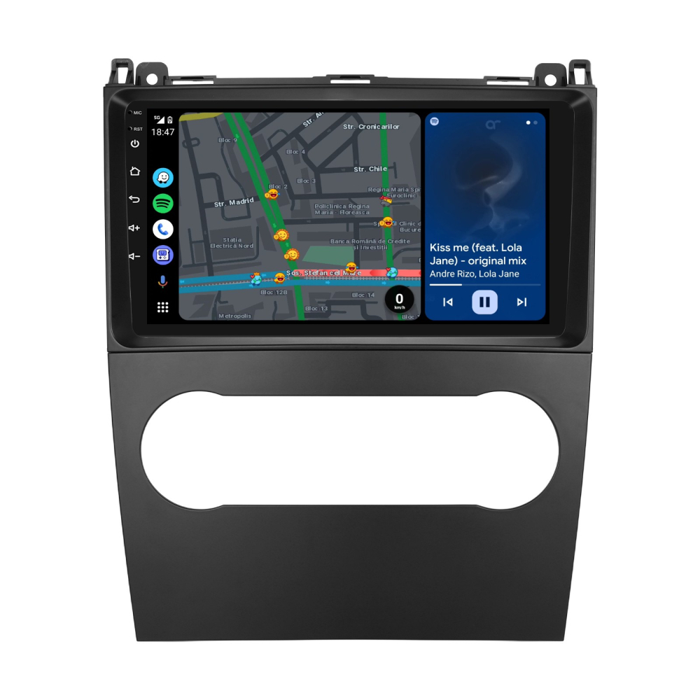 Navigatie Mercedes-Benz B-Class, A-Class (2008-2011) cu Android, 8GB RAM 128GB ROM, cu SLOT SIM 4G, DSP, ecran 9 Inch, Carplay si Android Auto [6]