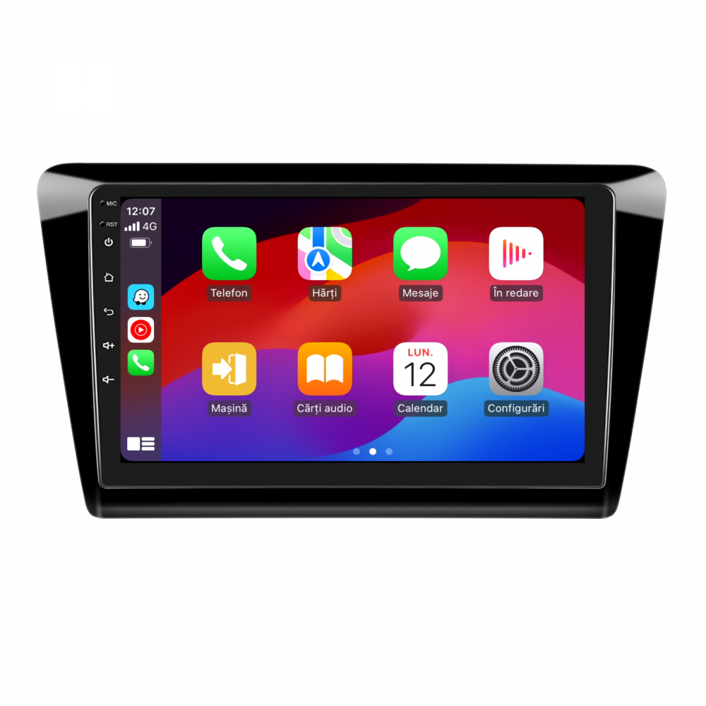 Navigatie Skoda Rapid  Seat Toldeo (2012–2019) cu Android, 4GB RAM 64GB ROM, DSP, ecran 9 Inch,Carplay si Android Auto [5]