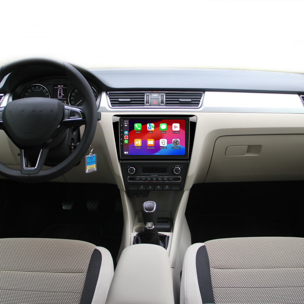 Navigatie Skoda Rapid  Seat Toldeo (2012–2019) cu Android, 4GB RAM 64GB ROM, DSP, ecran 9 Inch,Carplay si Android Auto [2]