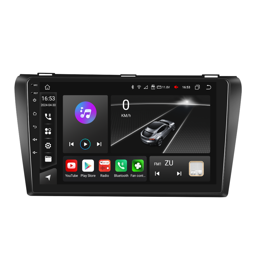 Navigatie Mazda 3 (2006-2012) cu Android, 8GB RAM 128GB ROM, cu SLOT SIM 4G, DSP, ecran 9 Inch,Carplay si Android Auto [3]