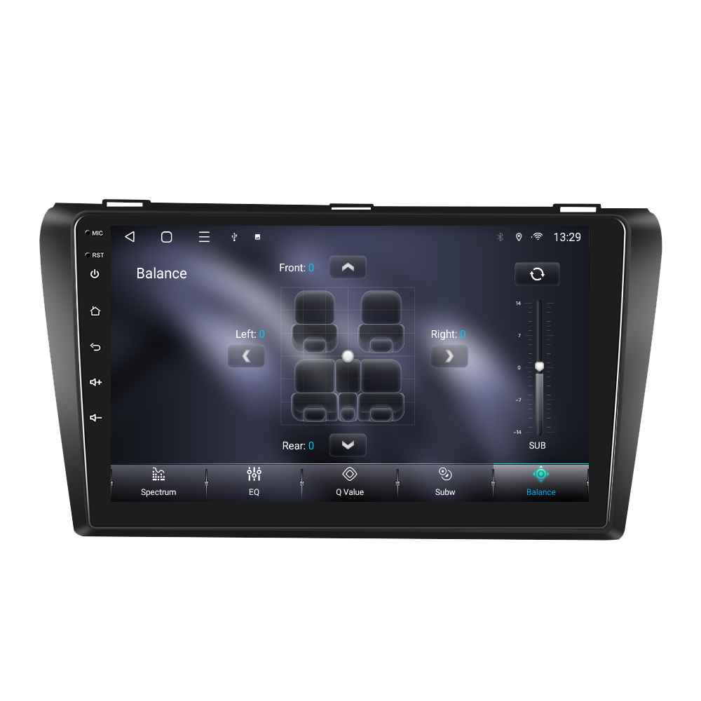 Navigatie Mazda 3 (2006-2012) cu Android, 4GB RAM 64GB ROM, cu SLOT SIM 4G, DSP, ecran 9 Inch,Carplay si Android Auto [5]