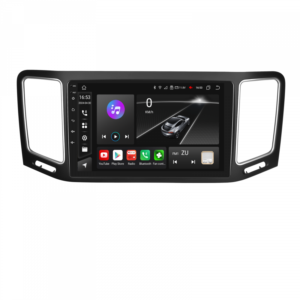 Navigatie Volkswagen Sharan (2010-2018) cu Android, 8GB RAM 128GB ROM, cu SLOT SIM 4G, DSP, ecran 9 Inch, Carplay si Android Auto [5]