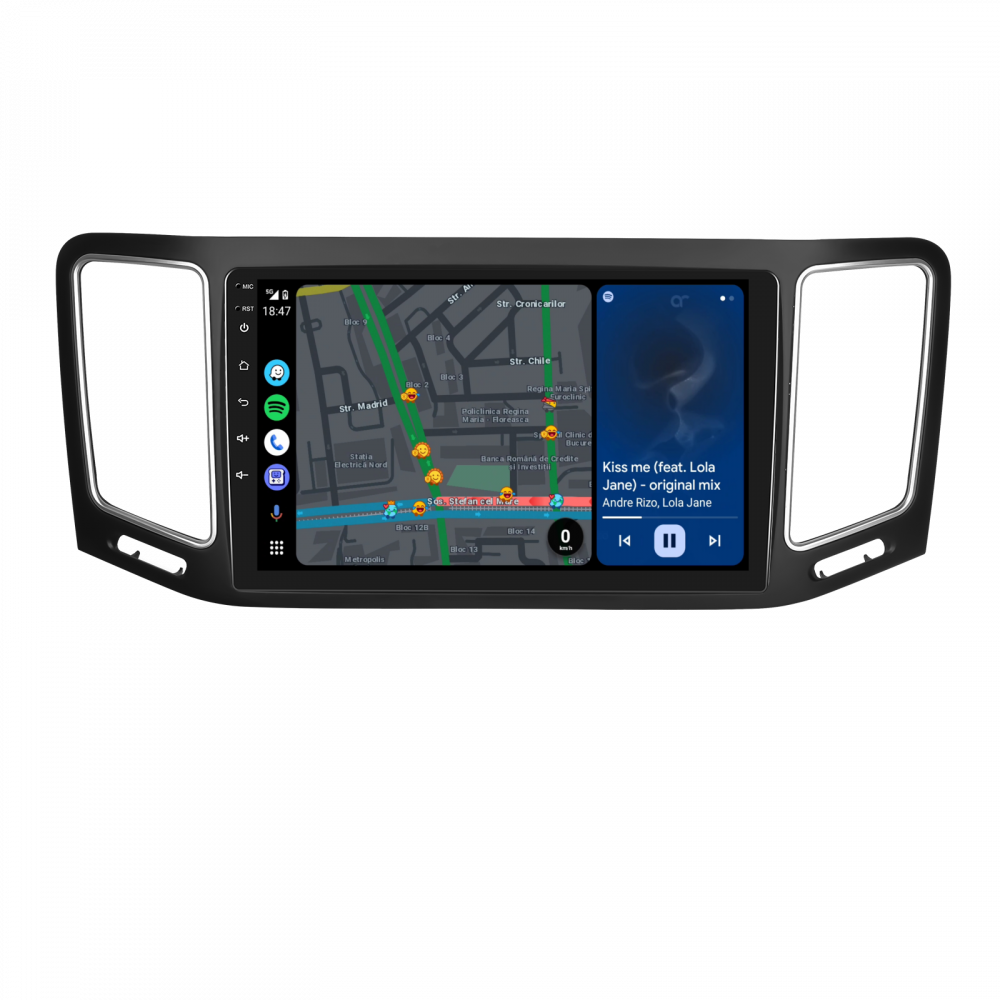 Navigatie Volkswagen Sharan (2010-2018) cu Android, 8GB RAM 128GB ROM, cu SLOT SIM 4G, DSP, ecran 9 Inch, Carplay si Android Auto [7]