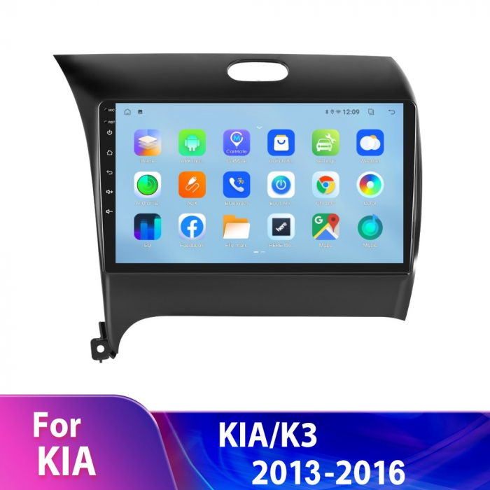Navigatie KIA K3 (2013-2016), Android 12, 8GB RAM 128 GB,SIM 4G. DSP, Carplay si Android auto, ecran 9 inch [4]