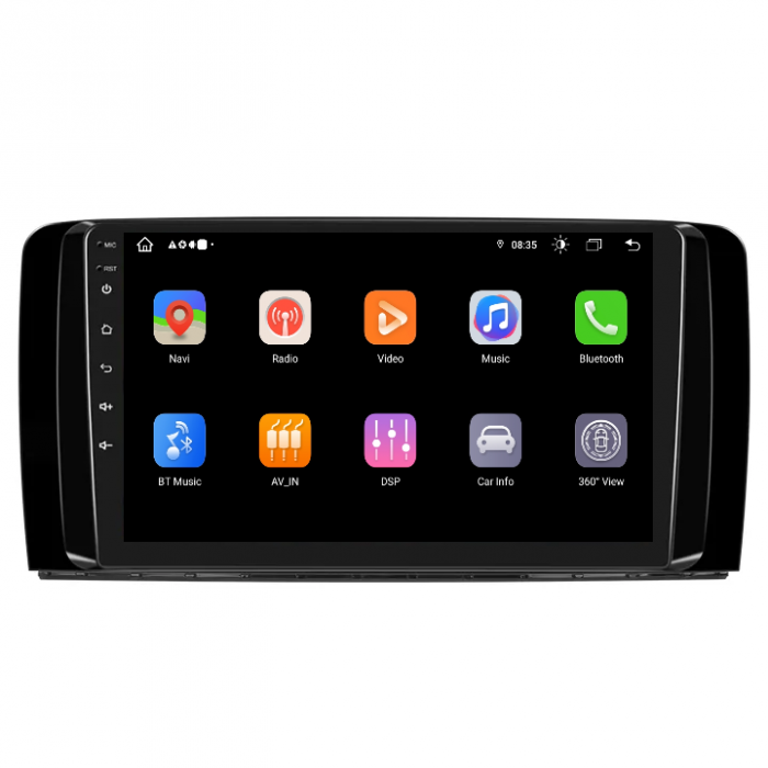 Navigatie Mercedes-Benz R-class R300/R350 (2006-2014), cu Android 12, 4GB 64GB, SIM 4G, CarPlay si Android Auto, DSP, wifi, ecran 9 inch [3]