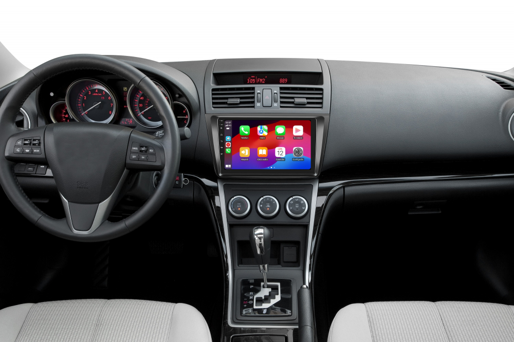 Navigatie Mazda 6 (2007-2012), cu Android 12, 4GB 64GB, SIM 4G, CarPlay si Android Auto, DSP, wifi, ecran 9 inch [2]