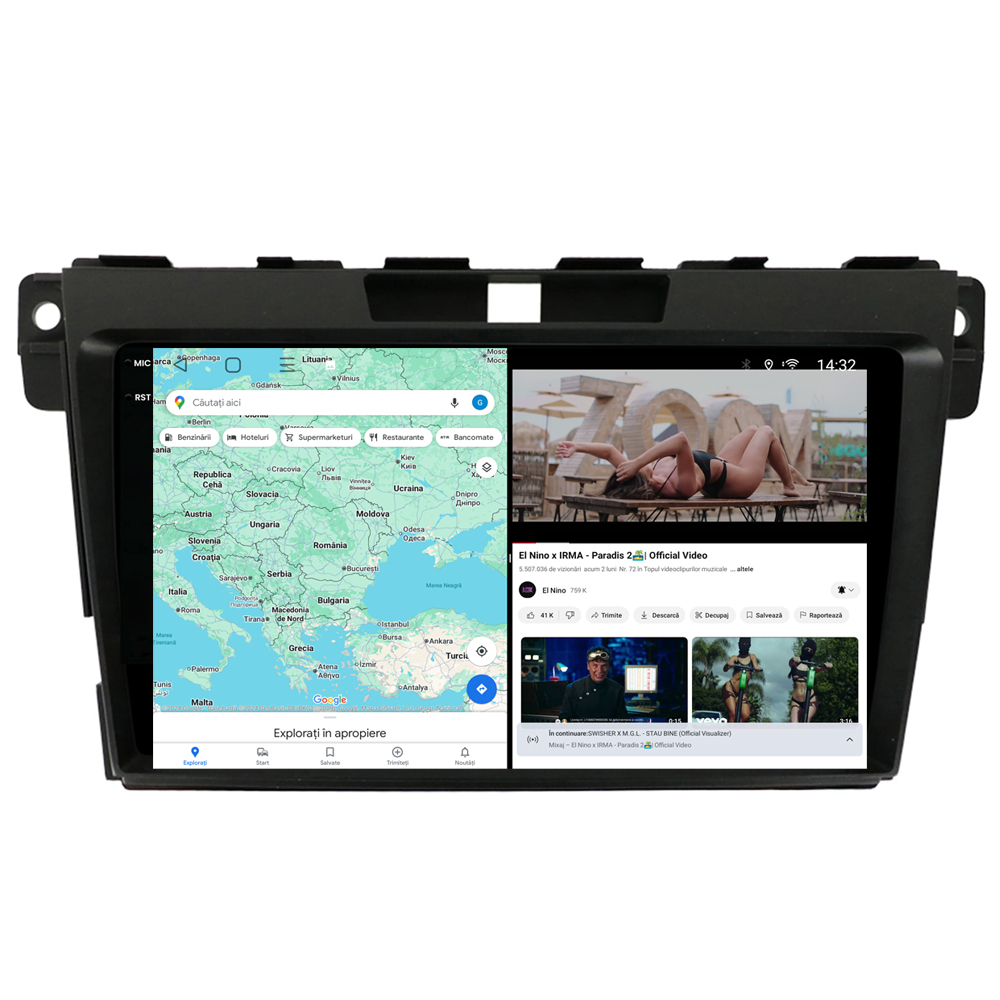 Navigație Android dedicată 2K QLED Octa-Core UIS8581A cu SIM 4G, CarPlay și Android Auto [5]
