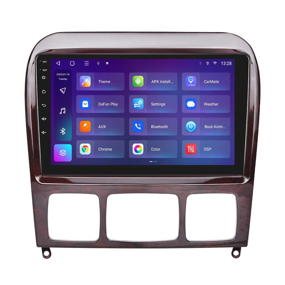 Navigație Mercedes Benz, S (1999-2007) cu Android, 2GB RAM 32GB ROM, DSP, ecran 9 Inch, Carplay si Android Auto [3]