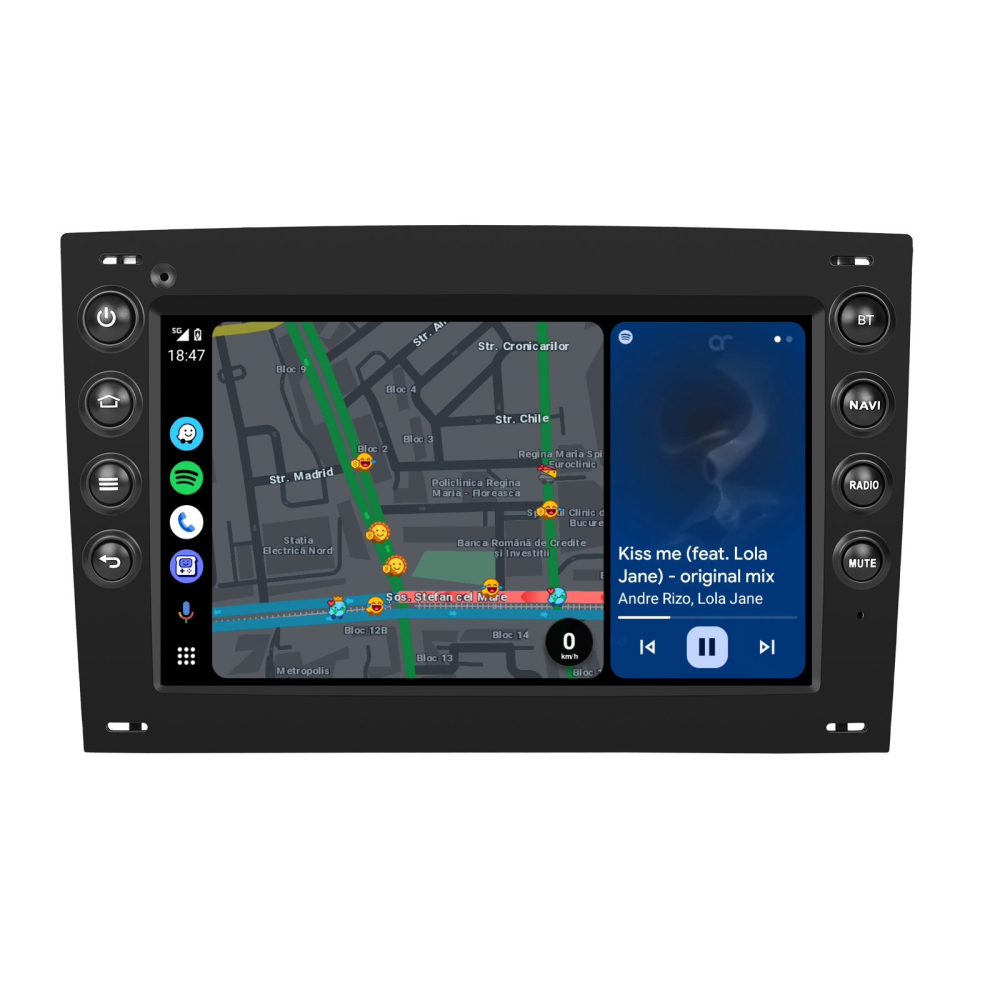 Navigație Renault Megane II (2002-2009) cu Android, 2GB RAM 32GB ROM, DSP, ecran 7 inch, Carplay si Android Auto [5]