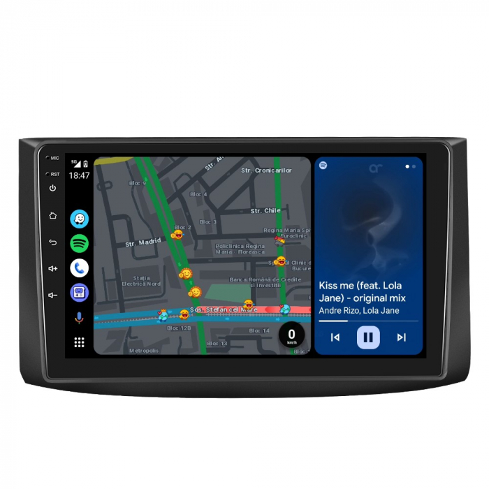 Navigatie Chevrolet Aveo (2006-2010), Android 12, 8GB RAM 128GB, SLOT SIM 4G, DSP, Carplay si Android auto, ecran 9 inch [5]