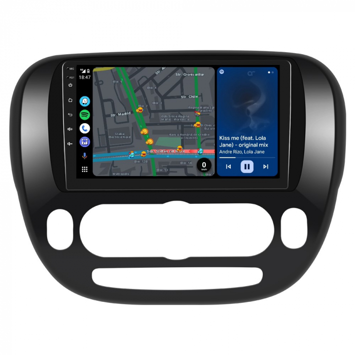 Navigatie KIA Soul Low End 2014, Android 12, 2GB RAM 32GB, DSP, Carplay si Android auto, ecran 9 inch [8]