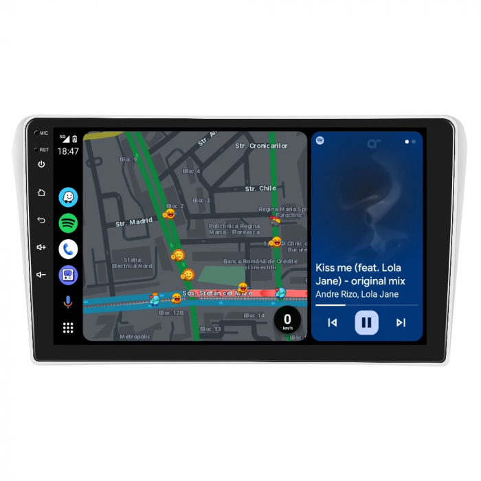 Navigatie Toyota Avensis (2002-2008), Android 12, 2GB RAM 32GB, DSP, Carplay si Android auto, ecran 9 inch [5]