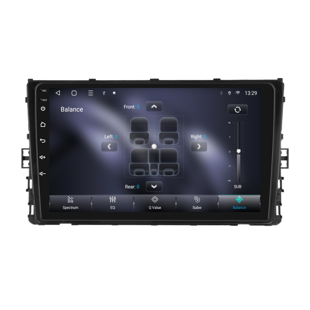 Navigatie Volkswagen T-ROC (2017-2022) cu Android, 4GB RAM 64GB ROM, cu SLOT SIM 4G, DSP, ecran 9 Inch, Carplay si Android Auto [7]