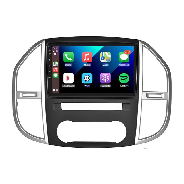 Navigatie Mercedes-Benz Vito W447 (2014-2021) Android 12, 4GB RAM 64GB, SIM 4G, CarPlay si Android Auto, Ecran 10.1 inch [2]