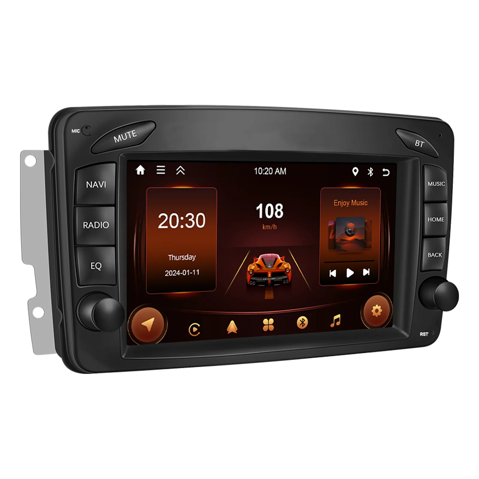 Navigatie Mercedes-Benz W203/W209/W210, Android 13, 2GB 64GB, CarPlay si Android Auto wifi, ecran 7 inch [7]