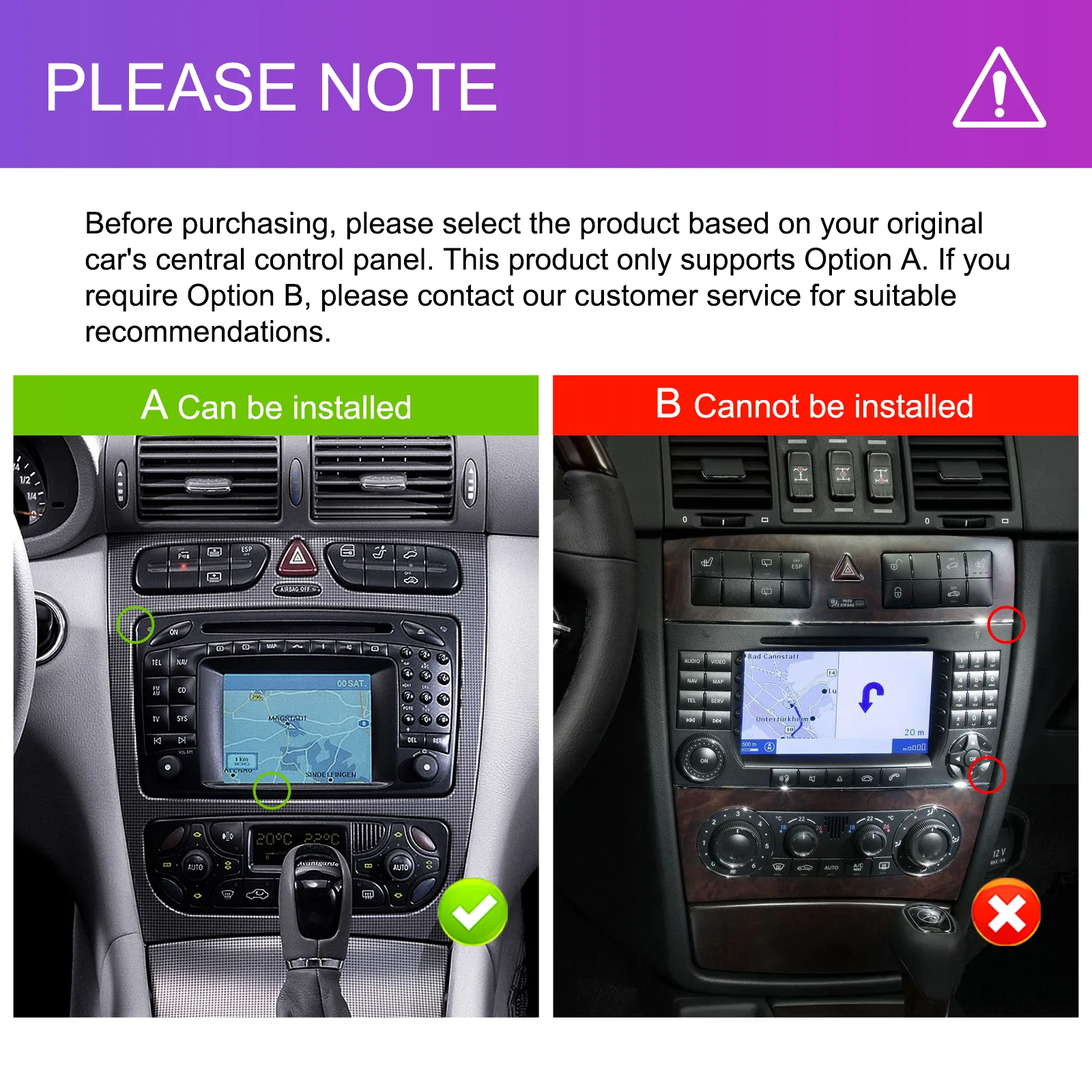 Navigatie Mercedes-Benz W203/W209/W210, Android 13, 2GB 64GB, CarPlay si Android Auto wifi, ecran 7 inch [11]