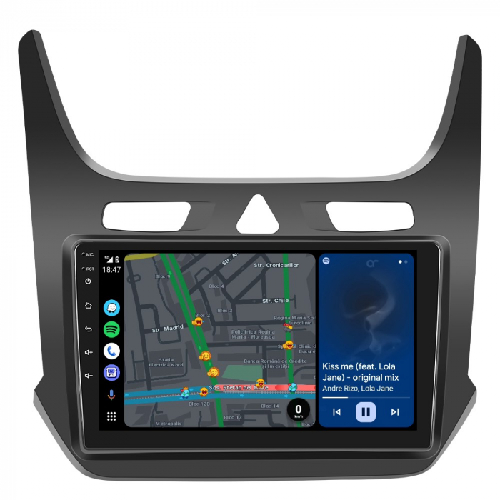 Navigatie Chevrolet Cobalt (2011-2018), Android 12, 4GB RAM 64GB, SIM 4G, DSP, Carplay si Android auto, ecran 9 inch [4]
