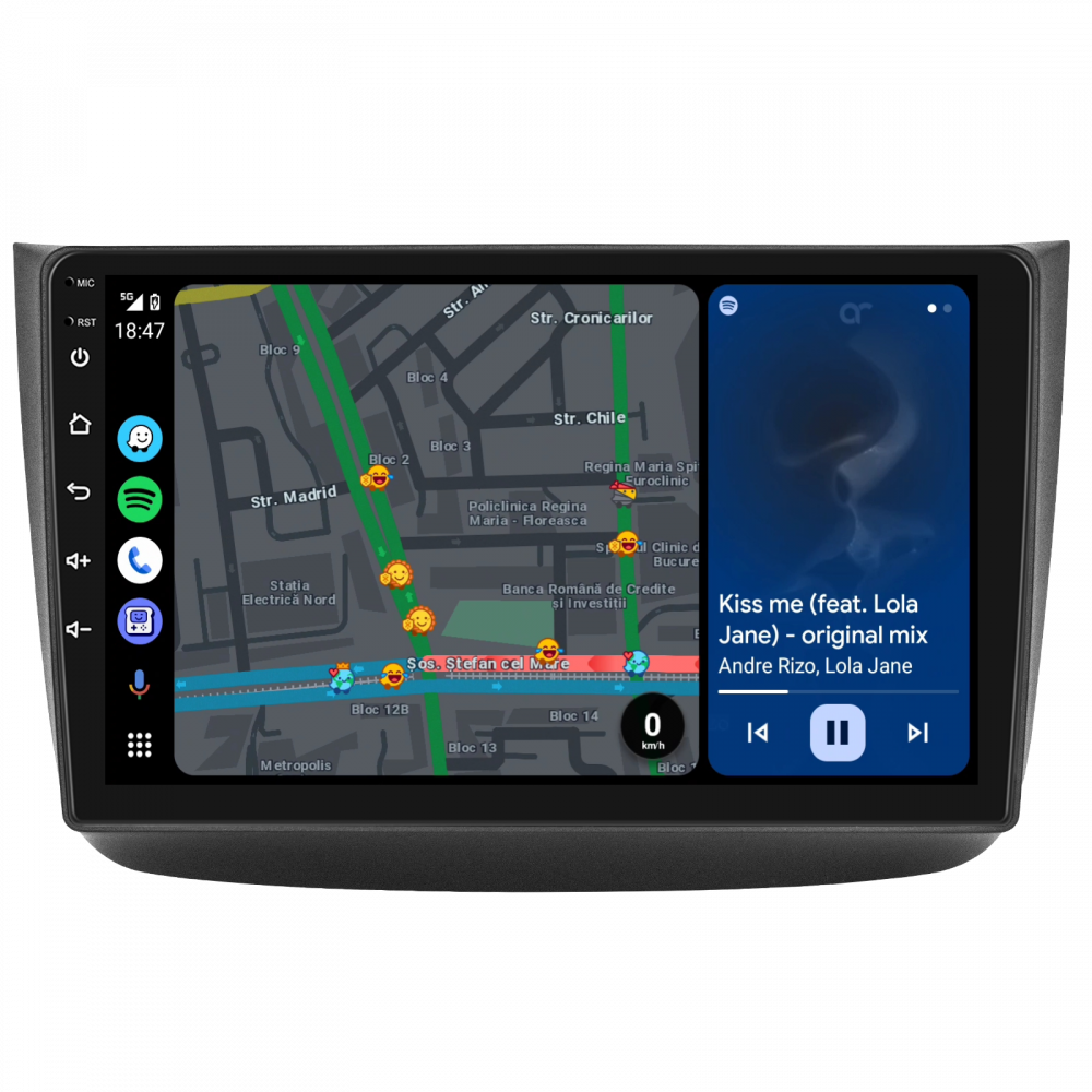 Navigatie Mercedes Viano (2004-2011), Vito (2010-2015) cu Android, 4GB RAM 64GB ROM, DSP, ecran 10,1 Inch, Carplay si Android Auto [7]