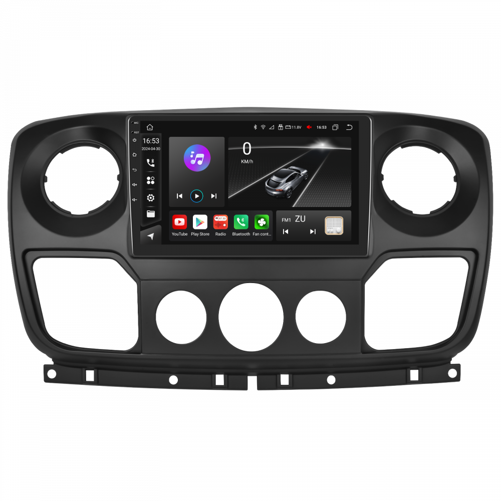 Navigatie Renault Master, Opel Movano, Nissan NV400 2010 cu Android, 8GB RAM 128GB ROM, cu SLOT SIM 4G, DSP, ecran 10,1 Inch, Carplay si Android Auto [3]