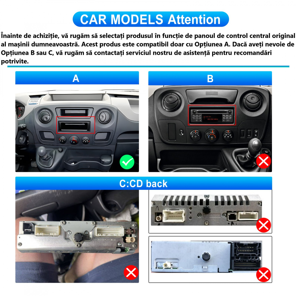Navigatie Renault Master, Opel Movano, Nissan NV400 2010 cu Android, 8GB RAM 128GB ROM, cu SLOT SIM 4G, DSP, ecran 10,1 Inch, Carplay si Android Auto [10]