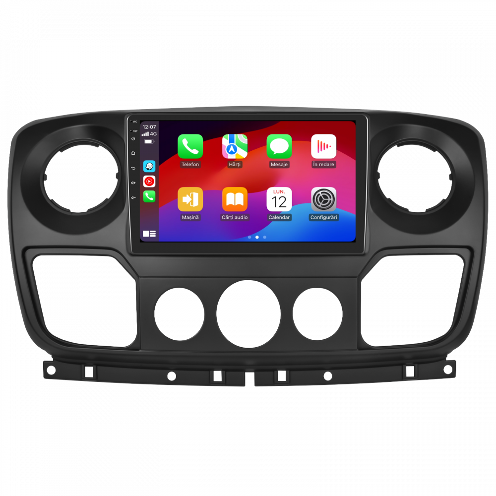 Navigatie Renault Master, Opel Movano, Nissan NV400 2010 cu Android, 8GB RAM 128GB ROM, cu SLOT SIM 4G, DSP, ecran 10,1 Inch, Carplay si Android Auto [5]