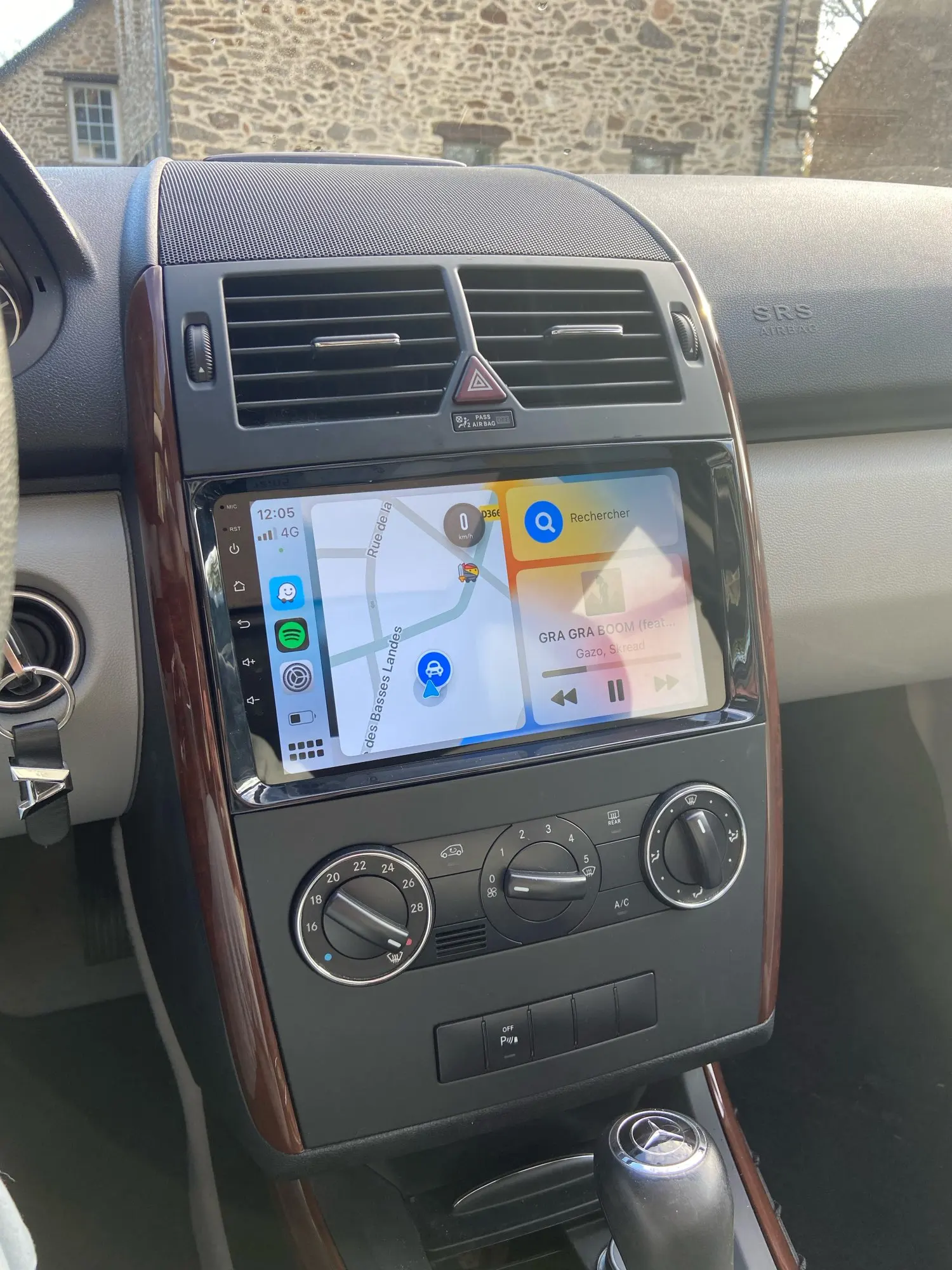 Navigatie Mercedes Vito Sprinter Viano A B Class Volkswagen Crafter, Android 12, 8GB RAM 128GB ROM,SIM 4 G, DSP, CarPlay si Android Auto, ecran 9 Inch [7]
